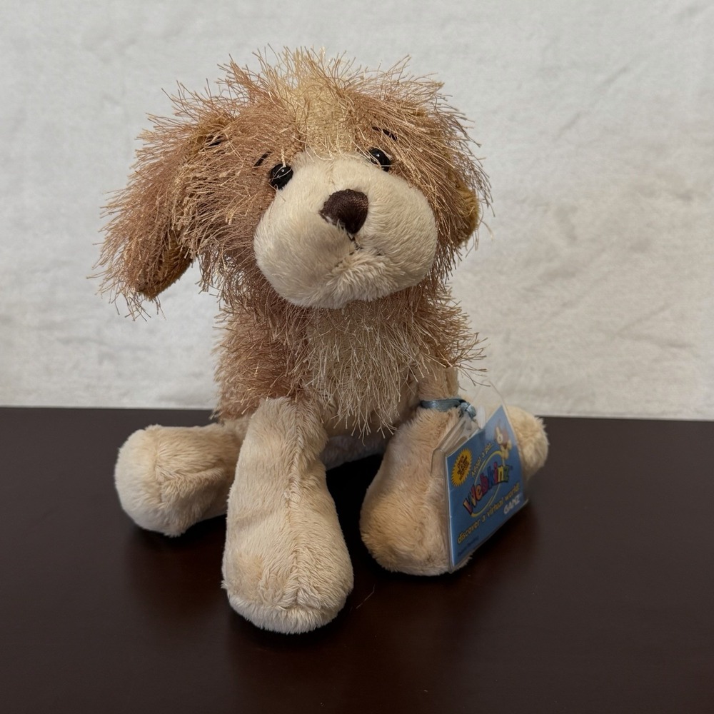 Webkinz Brown Dog Cocker Spaniel HM011 Plush Retired NEW Unused Code